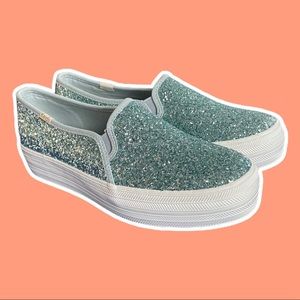 Kate Spade glitter keds